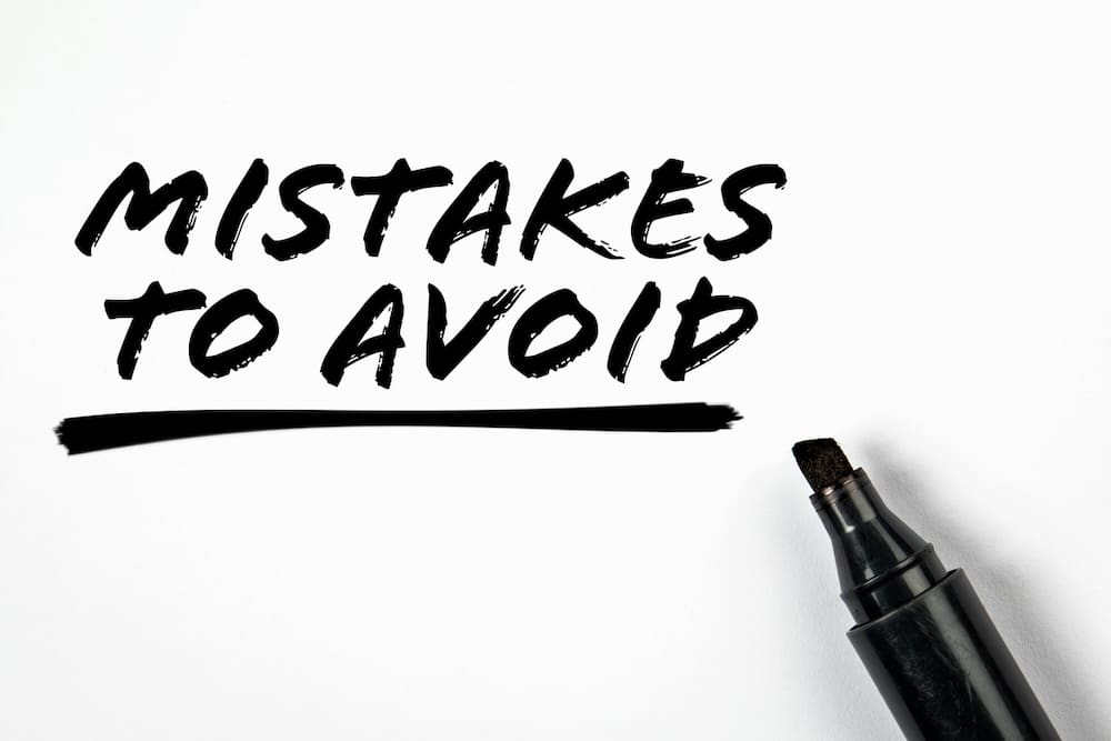 5 Mistakes to Avoid